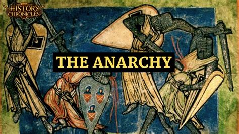 The Anarchy การสืบราชบัลลังก์อันโกล Saxon และสงครามกลางเมืองในอังกฤษ